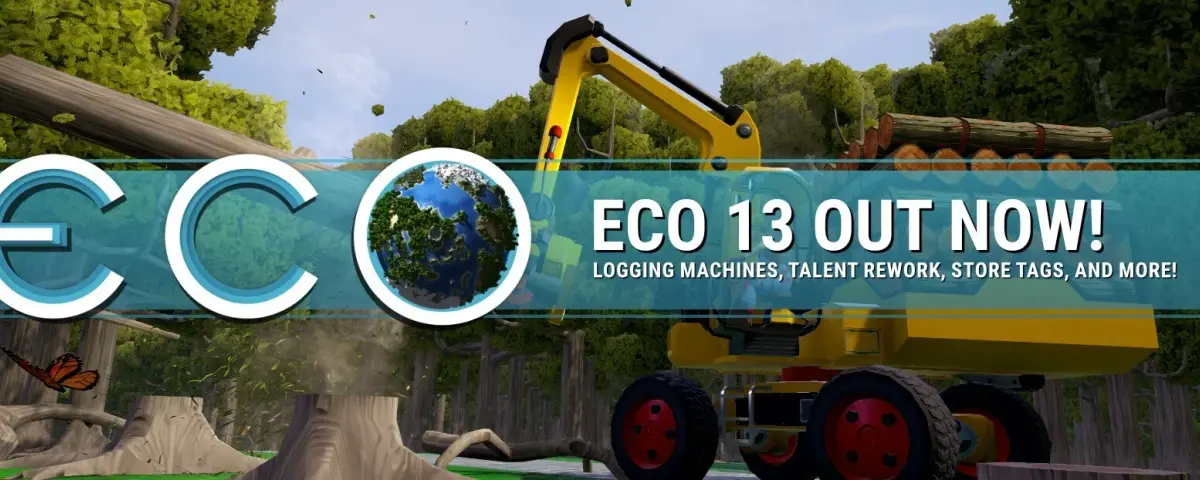 Eco Update 13: logging-maskiner og ny progresjon (8. april 2026)