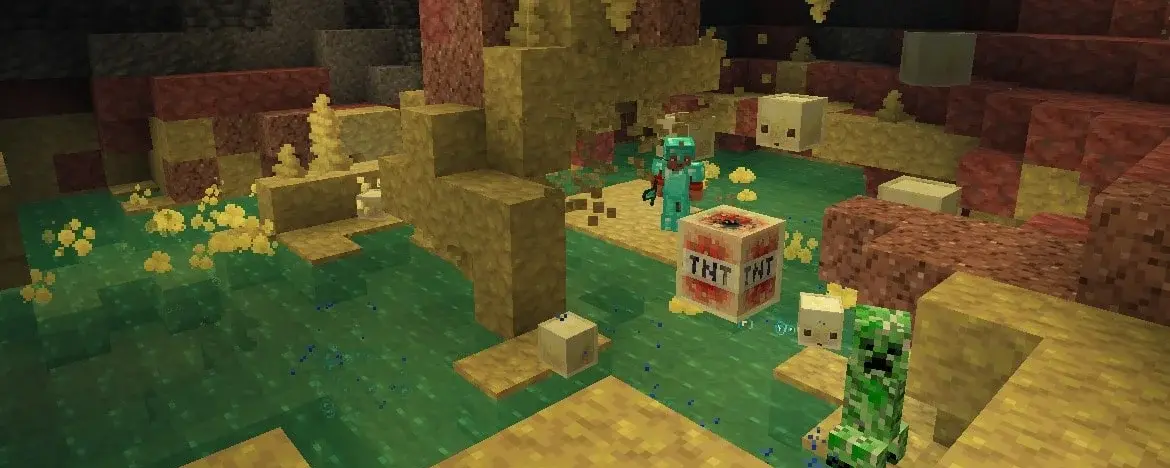 Minecraft 26.2 Snapshot 5: geysirer, Sulfur Cubes og SMP 3.0